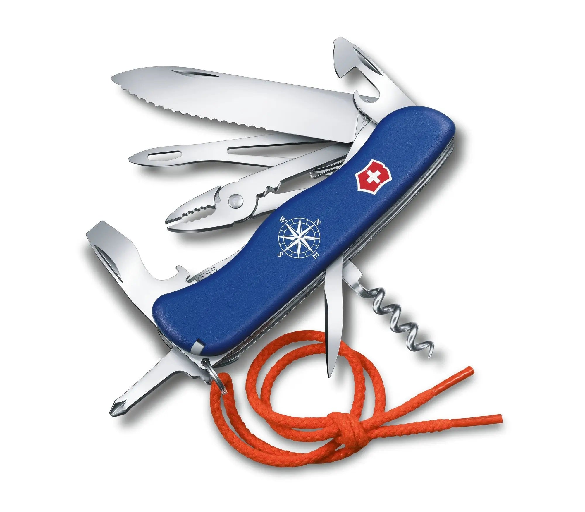 Victorinox Skipper 111mm Large Pocket Knife Blue 0.8593.2W