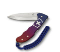 Victorinox Evoke Alox 136mm Blue Red Folding 0.9415.D221