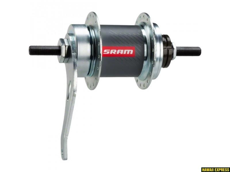 SRAM AUTOMATIX 2-SPEED HUB 36H COASTER BRAKE 130mm