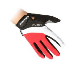 Ergo Flex Long Bicycle Gloves Micro Hexa Pad Black