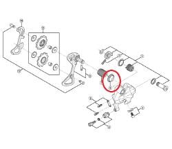 Shimano RD-5700 Rear Derailleur P Sealing Y5UC14000