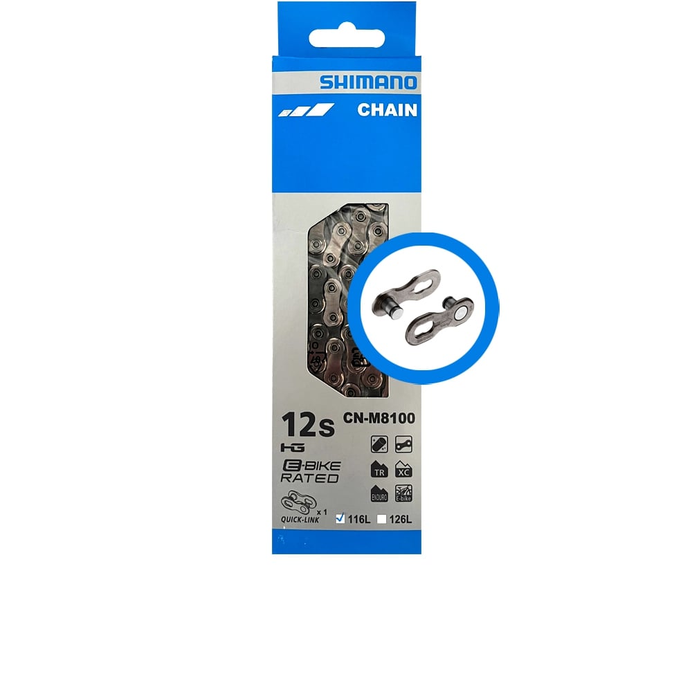 Shimano M8100Q 12speed Chain 116 Links QL Silver