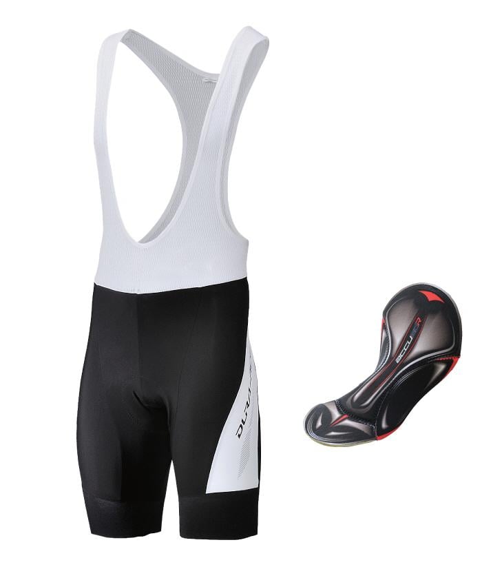 Shimano Dura Ace Bib Shorts White