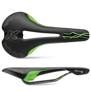Selle Italia Flite Kit Carbon Flow Special-Green Saddle