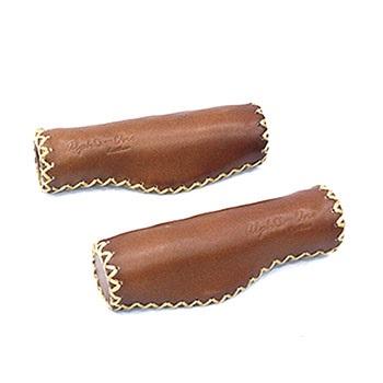 AlphaOne OG-003 Leather Bike Bicycle Grip