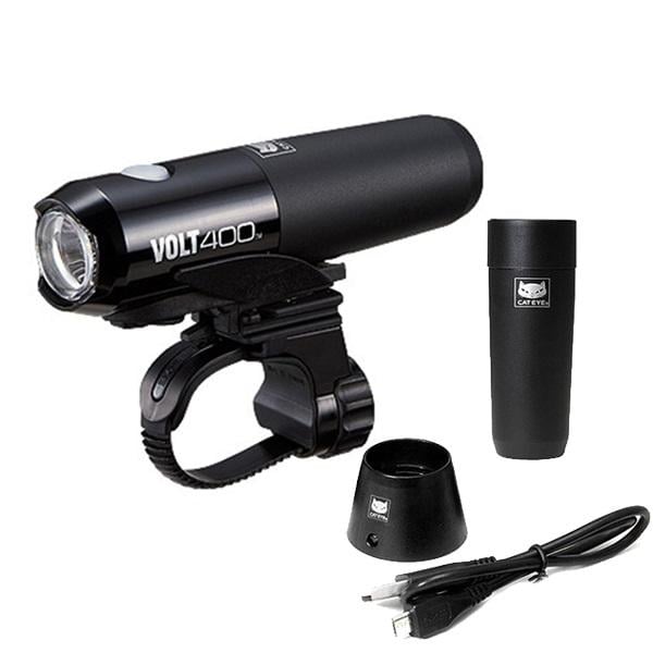 Cateye Volt 400 Set HL-EL461RC Akku Plus Fast Charging Cradle