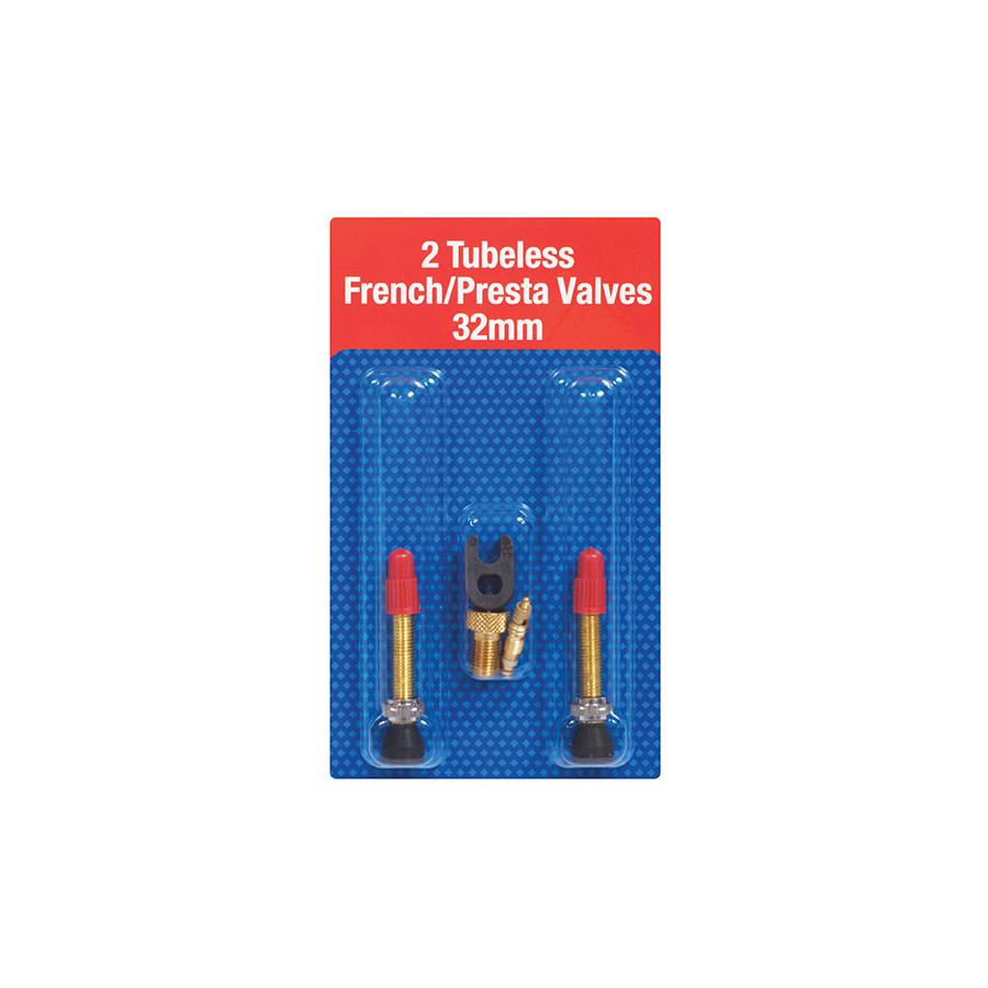 Joes No-Flats 2 Tubeless French Presta Valves 48mm