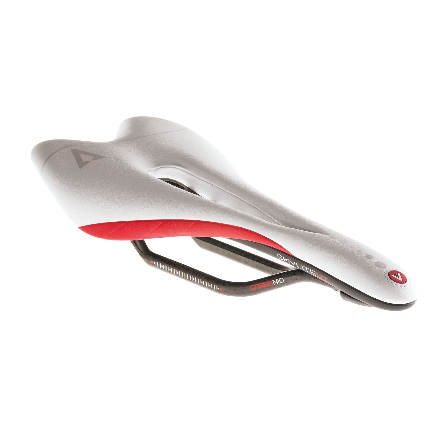 Astute Skylite Carbon VT Saddle Seat White Red