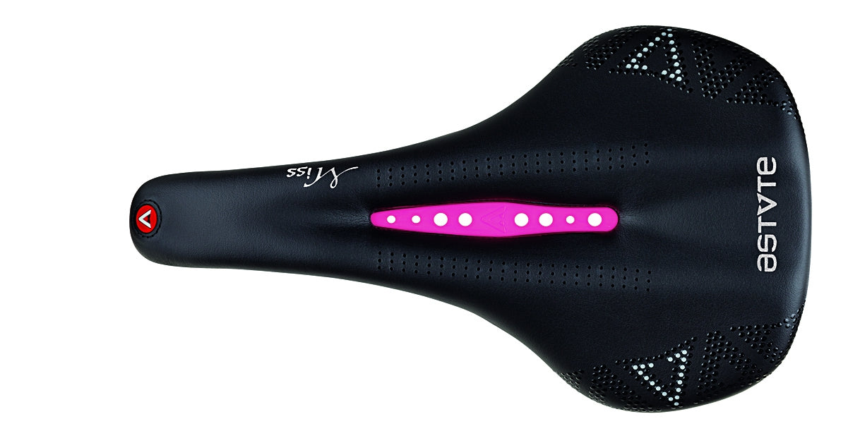 Astute Unisex Missline VT Road Saddle Black Fuchsia Titan Rail