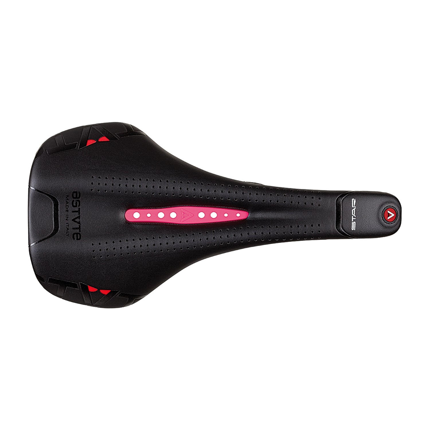 Astute Starlite VT Carbon Saddle Black Fuchsia
