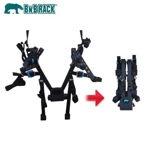 BnBRack Transformer Fordable 2 Bikes Car Rack BC-6425-2