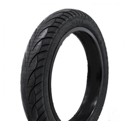 Velotto 20inch Fat Bike Semislick Clincher Wire Tire 20X4.0 Black
