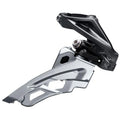 Shimano Deore FD-M6020-H Side Swing Front Derailleur 2x10-speed Front Pull - High Clamp - Black