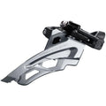 Shimano Deore FD-M6020-M Side Swing Front Derailleur 2x10-speed Front Pull - Mid Clamp - Black
