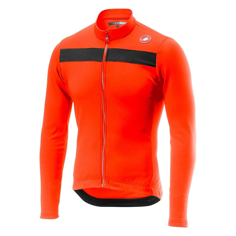 Castelli Long Sleeves Jerseys PURO 3 JERSEY FZ Orange