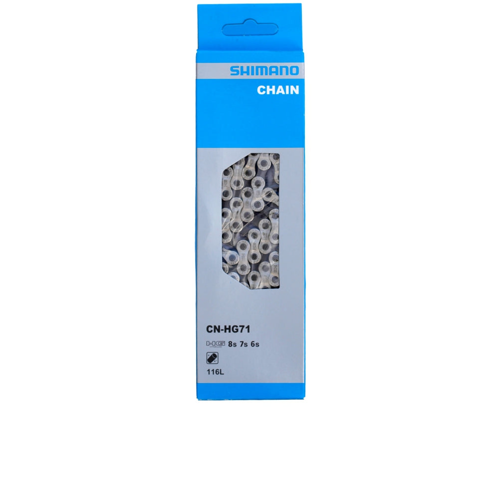 Shimano HG71 6s 7s 8s Chain 114 Links Silver