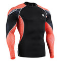 FIXGEAR C3L-B70R Skin-tight Compression Base Layer Shirt Training Workout Gym MMA 