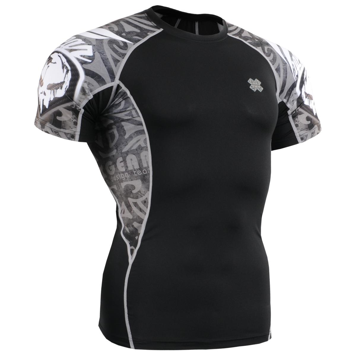 FIXGEAR C2S-B43 Skin-tight Compression Base Layer Shirt Training Workout Gym MMA 