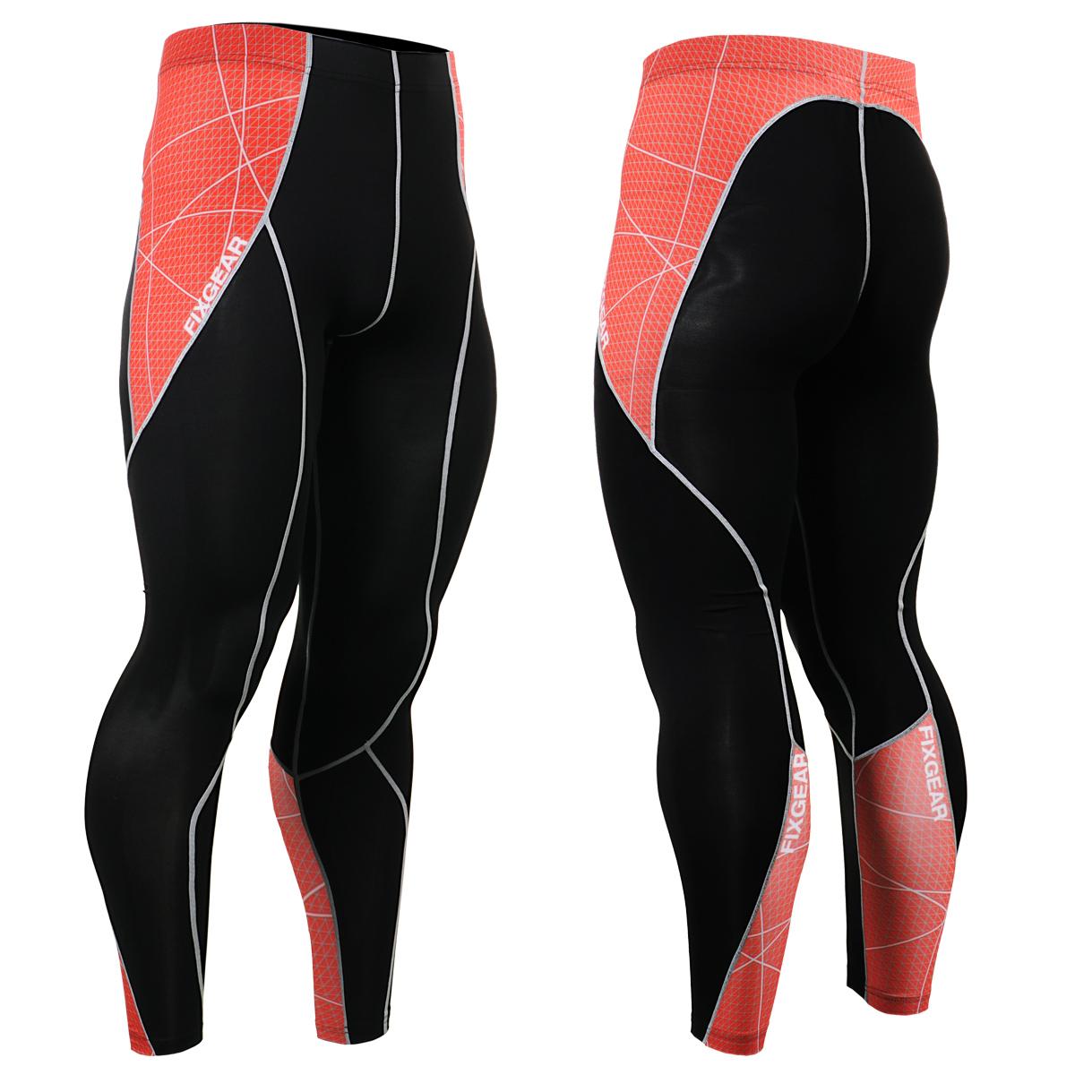 FIXGEAR P2L-B70R Compression Leggings Under Training Tights Base layer Pants MMA 