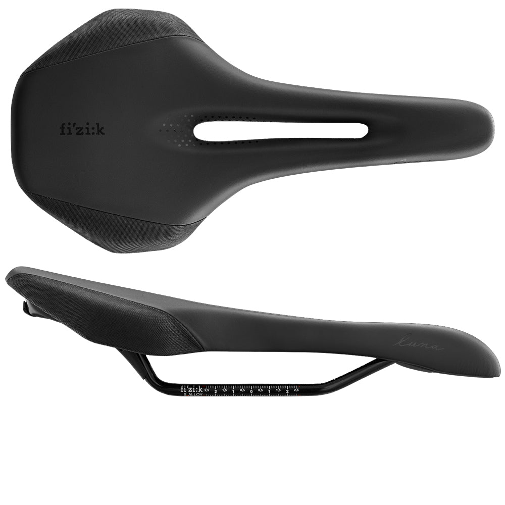 Fizik LUNA Ladies X5 MTB Regular Saddle Seat 255g S-alloy IschialFlex Black