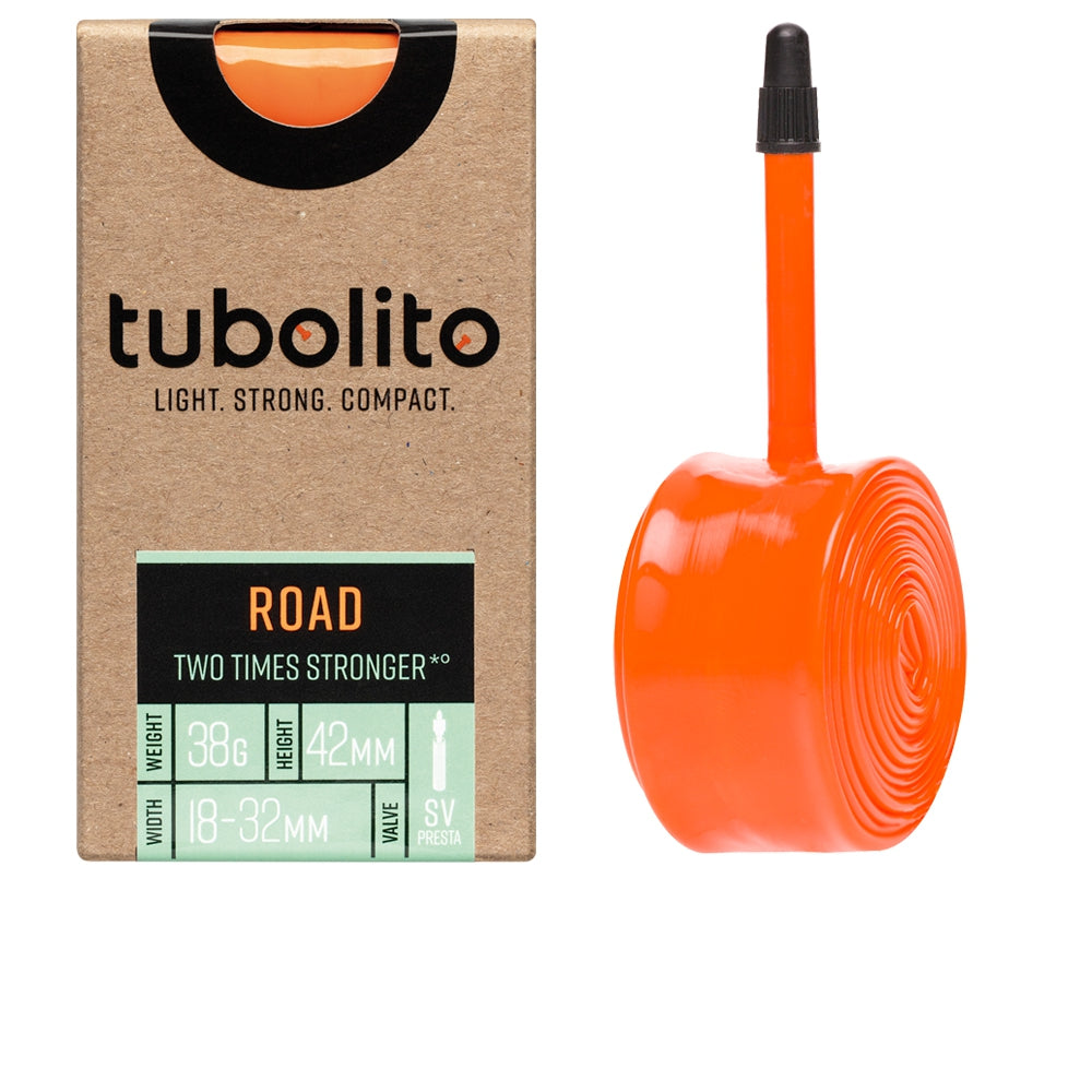 Tubolito Tubo Road 700C 18-622 -> 32-622 42mm SV Valve Orange