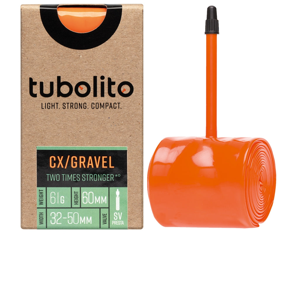 Tubolito Tubo CX Gravel 32-584 -> 50-622 60mm SV Valve Orange