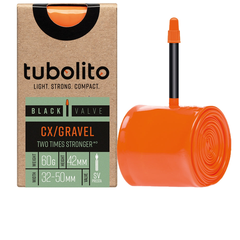 Tubolito Tubo CX Gravel 42mm SV Valve Black