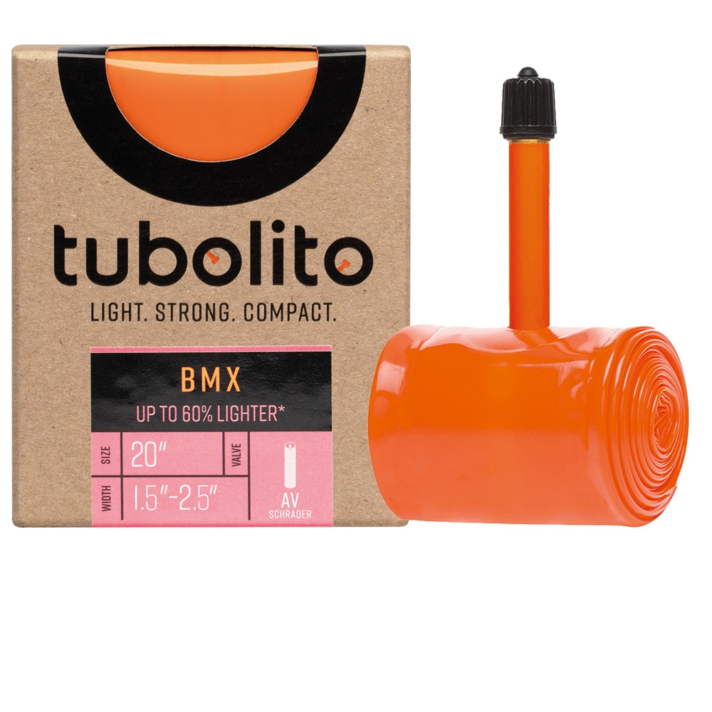 Tubolito Tubo BMX 20 1.5-2.5 37-406 -> 64-406 40mm AV Valve Orange