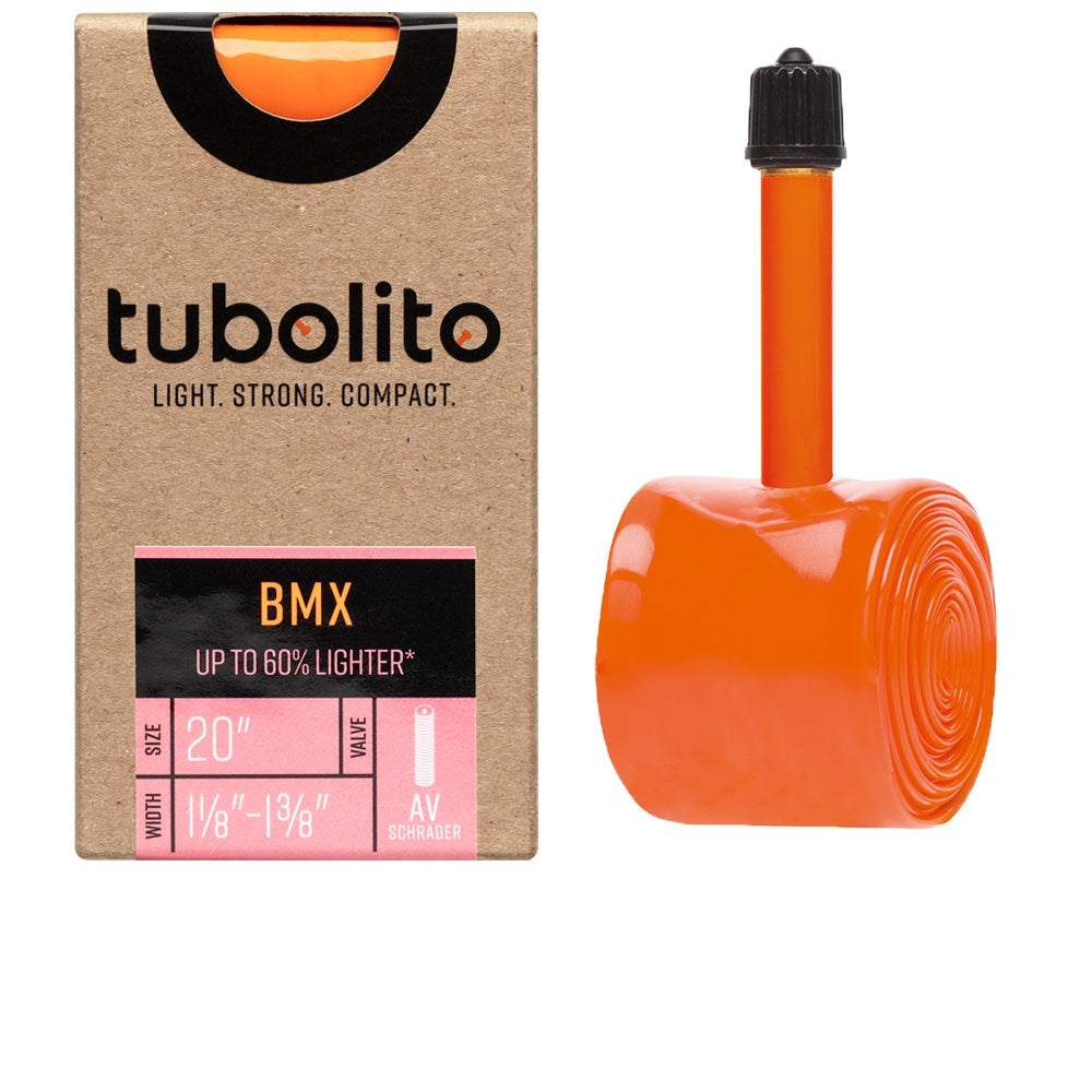 Tubolito Tubo BMX 20 1-1/8-1-3/8 28-406 -> 35-451 40mm AV Valve Orange