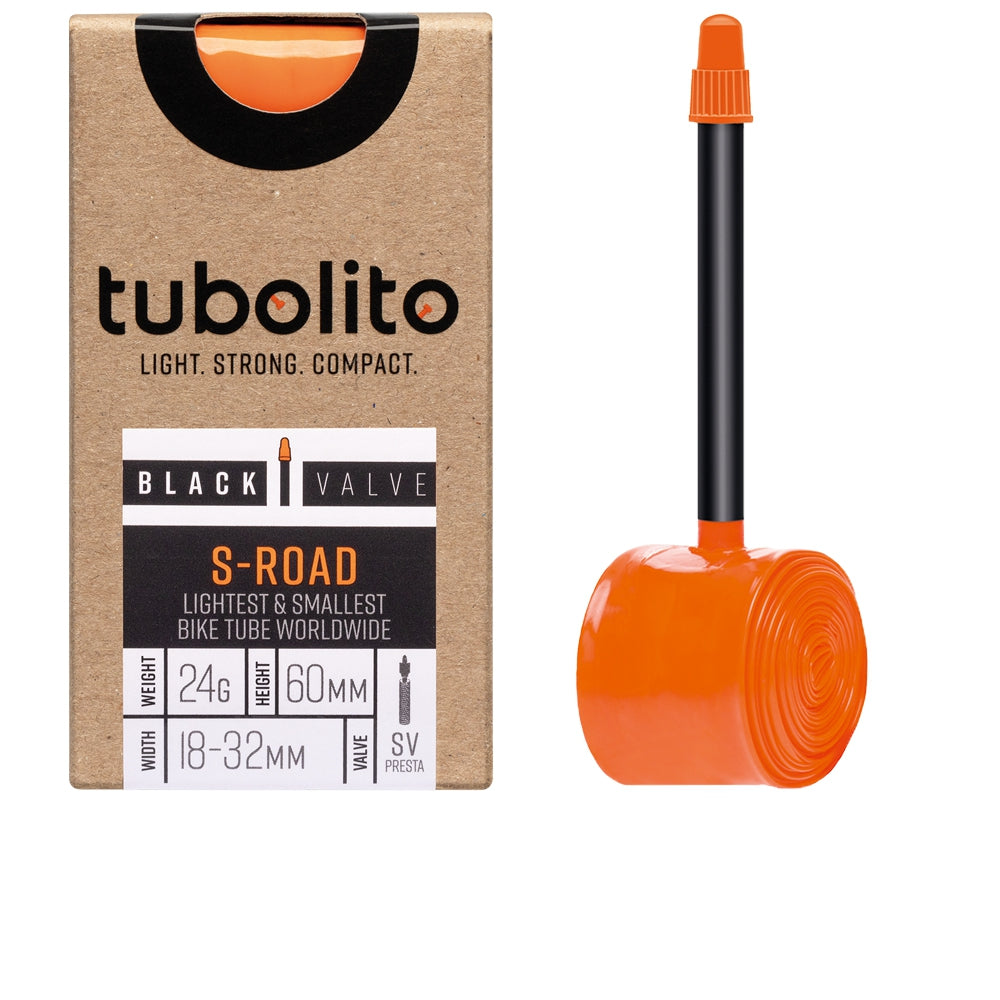 Tubolito S-Tubo Road 700C 18-622 -> 32-622 60mm SV Valve Black