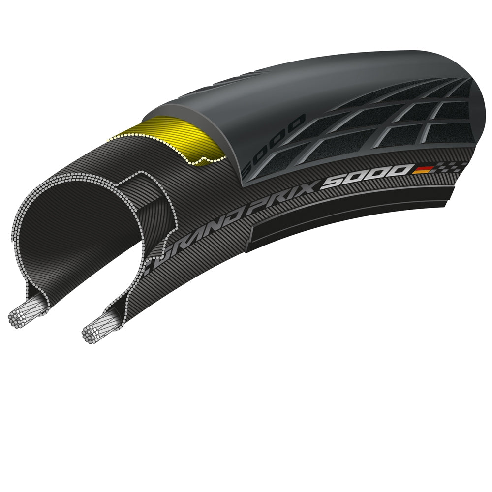 Continental Grand Prix 5000 Road Tyre Tire 6sizes
