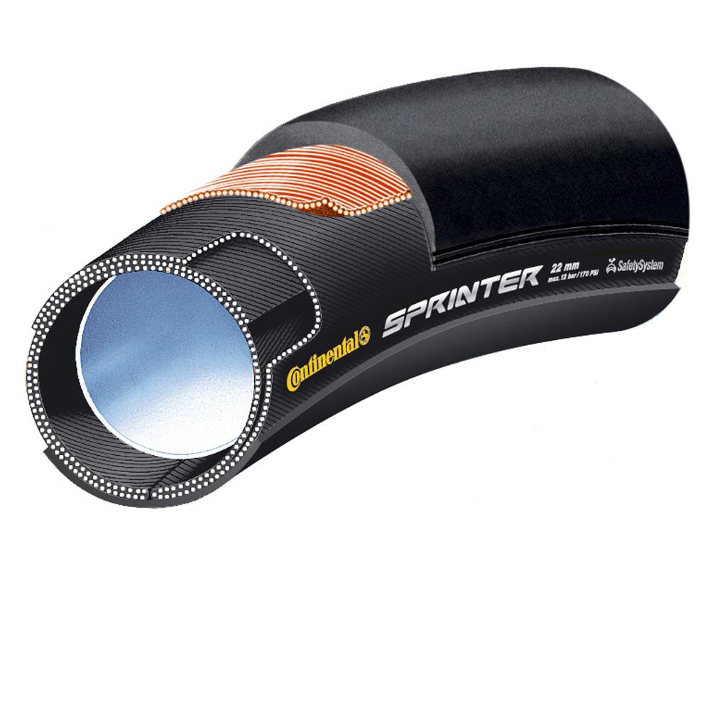 Continental Sprinter Tubular Tyre Black 28x25 mm