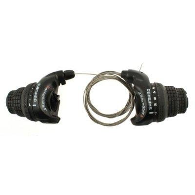 SHIMANO REVOSHIFTER SIS SL-RS31-7 L Shifter pair 7 x 3 Speed twist shift 