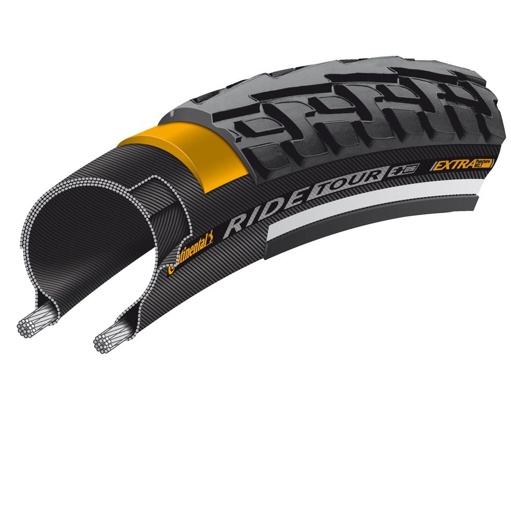 Continental Ride Tour Clincher Reflex Tire Black 32-622 700x32