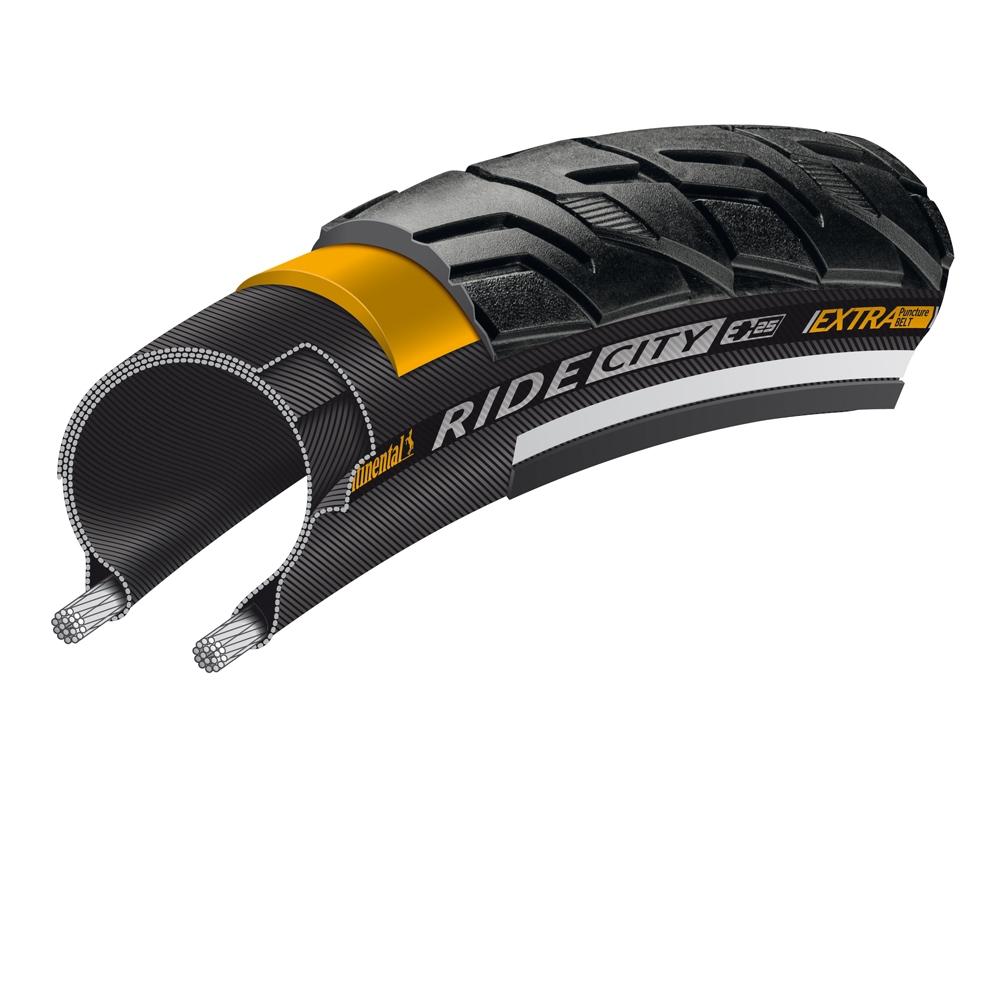 Continental Ride City Clincher Reflex Tire Black