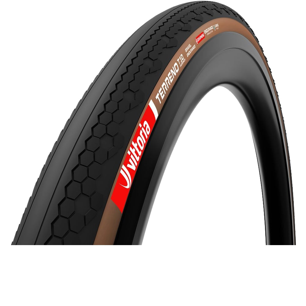 Vittoria Terreno T10 Hardpack Folding Gravel Endurance Graphene TLR 40-622 700x38 Brown