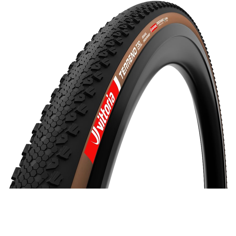 Vittoria Tire Terreno T30 Fine Loose Fold Gravel Endurance Graphene TLR 40-622 700x38 Brown