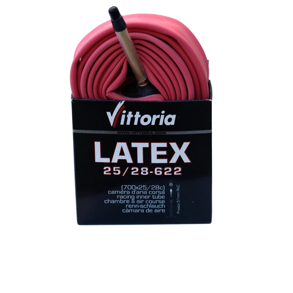 Vittoria Latex Tube Road Bike 700C V48mm