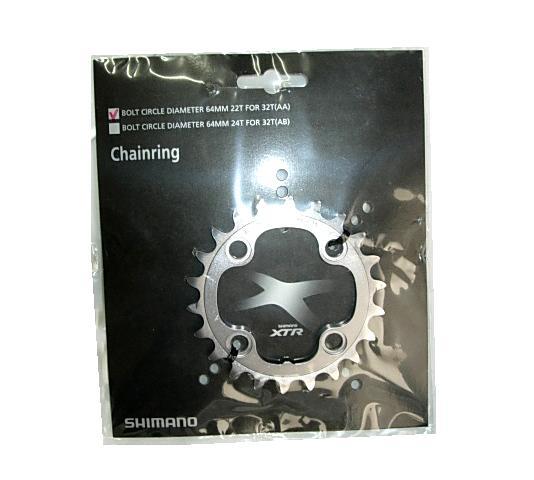 Shimano XTR chainring FC-M970/22T bike