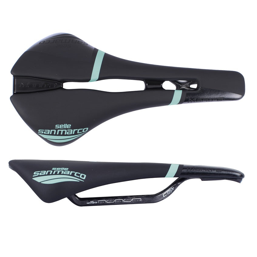 Selle SanMarco Mantra Carbon DFX Narrow Bianchi Saddle Seat 278 x 136mm