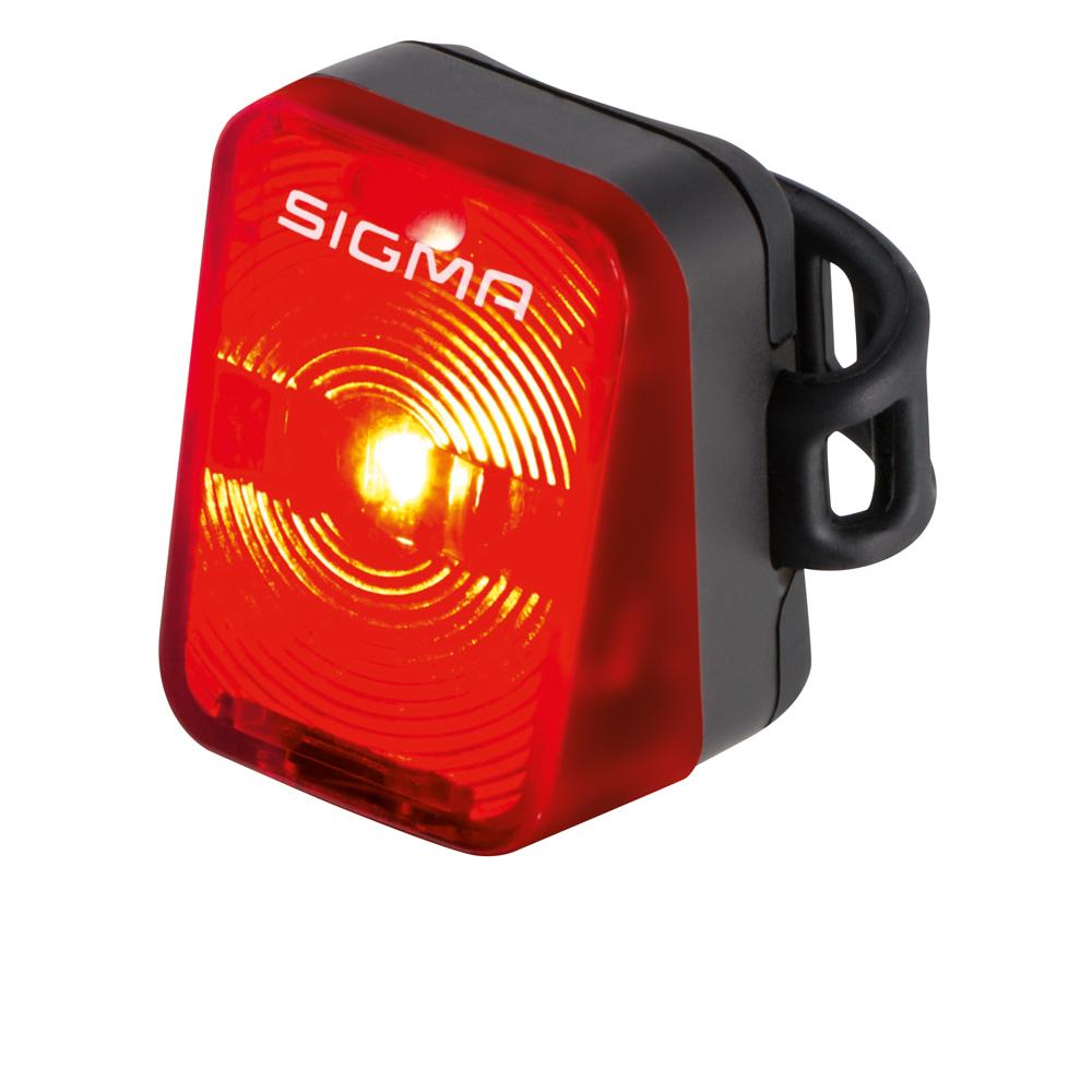Sigma Nugget Rear Light - Black, Red