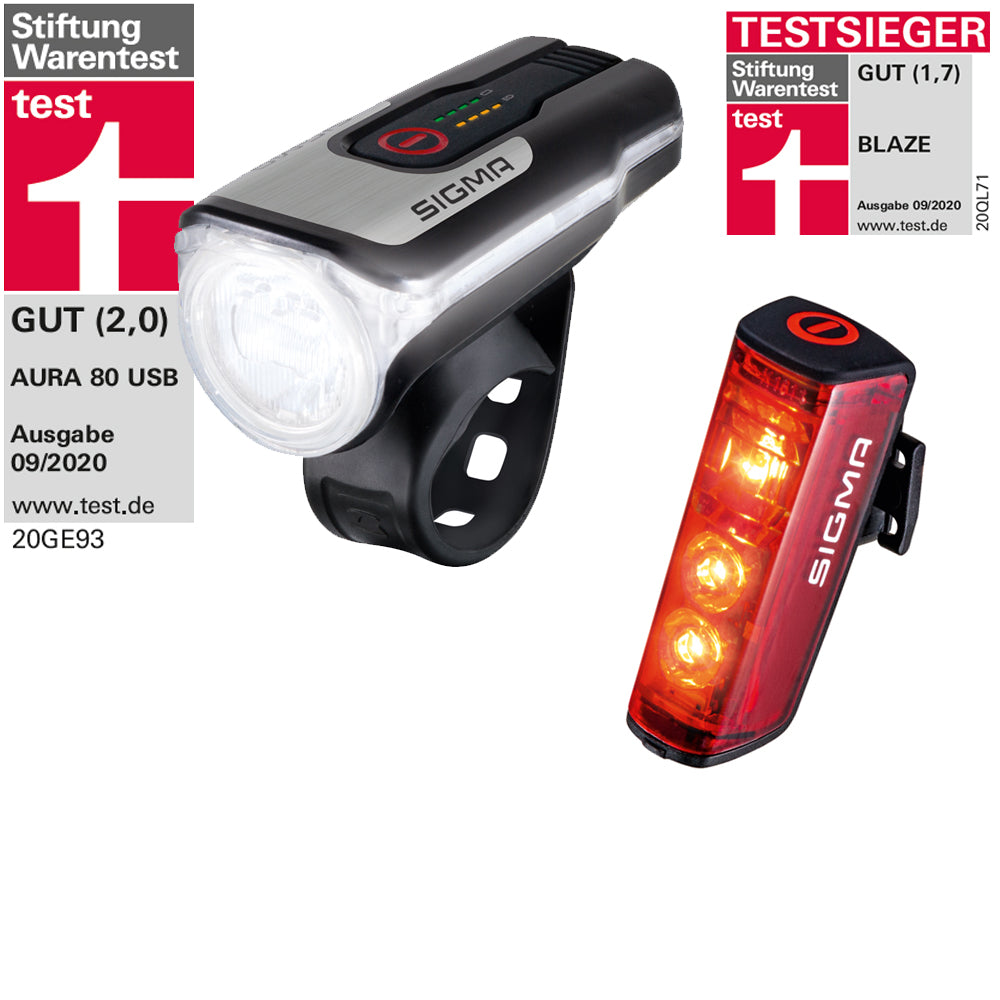 Sigma Aura 80 USB Blaze USB Front Rear Set