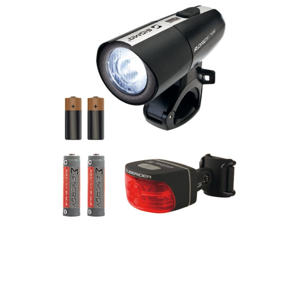 Sigma Roadster LED + Cuberider Light Set