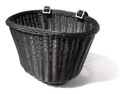 Colorbasket Cord Strap-on Front Handlebar Bike Basket Black