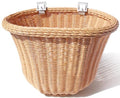 Colorbasket Cord Strap-on Tan Front Handlebar Bike Basket Natural Color