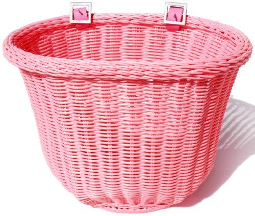 Colorbasket Cord Strap-on Front Handlebar Bike Basket Pink