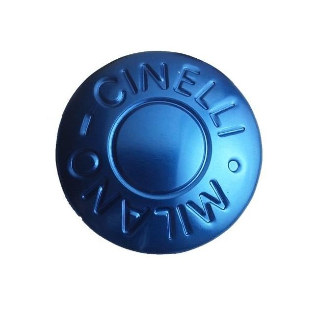 Cinelli Milano Anodized Handlebar Plugs - Blue