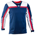 Race Face Stage Jersey LS Navy Flame