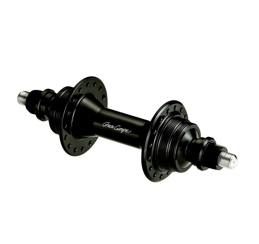 DiaCompe Hub Rear Track Gran Compe 32-Hole Black Fixed Free