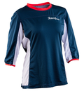 Race Face Khyber Women Jersey 3-4 Sleeve Navy-Flame